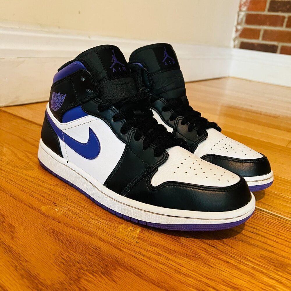 Air Jordan 1 Mid Purple Iris VNDS Sz 8.5 554724-095